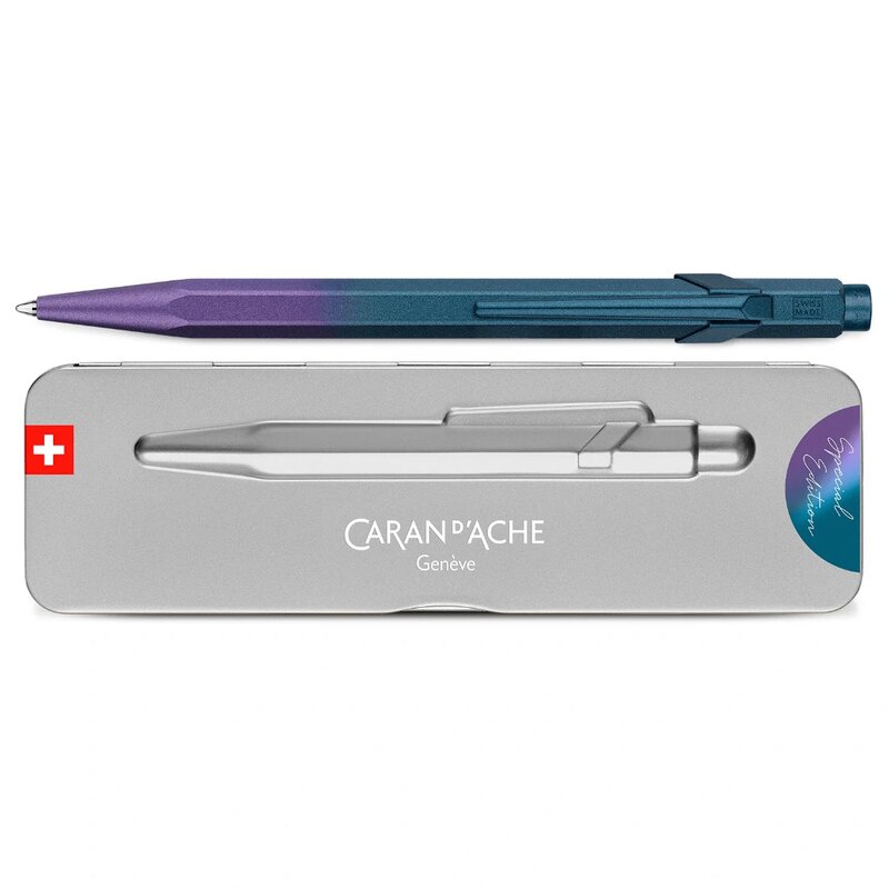 Bolígrafo Caran d'Ache 849 Purple Ocean Edición Especial