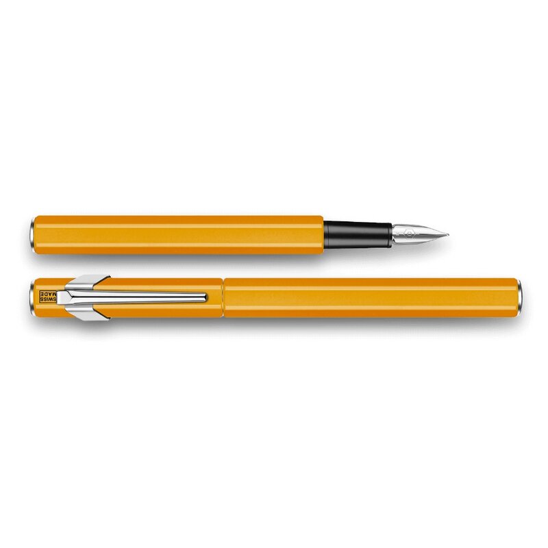 Pluma Fuente Caran d'Ache 849 Orange Fluo