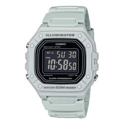 Reloj CASIO W-218H-8BVCF ILLUMINATOR-Blanco