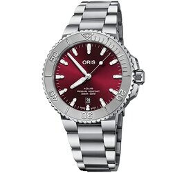 Reloj Oris Aquis Date Cherry